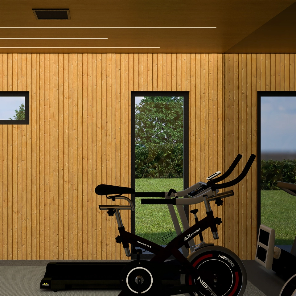 Huts Gym Huts by Luxury Pergolas